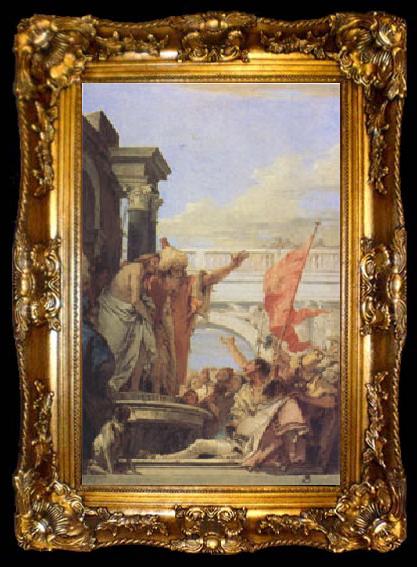 framed  Giovanni Battista Tiepolo Presenting Christ to the People (Ecce Homo) (mk05), ta009-2